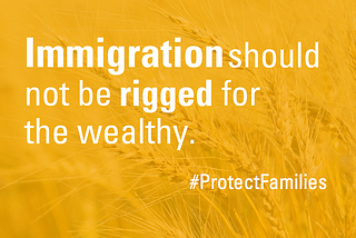 Immigration should not be rigged for the wealthy