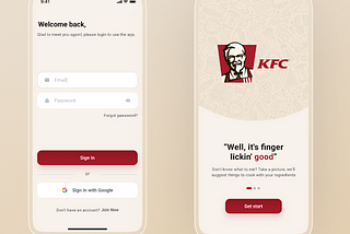 KFC App: Splash Screen with Swift