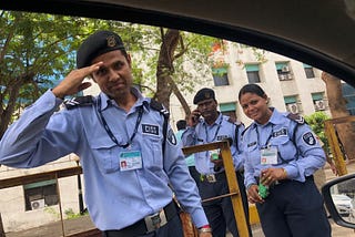 Just for Rs. 12 lassi(butter milk) pack this security officer saluted me — i was shocked.