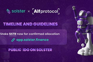 Alf Protocol — Public IDO Timeline & Contribution Guide