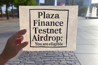 Interact with Plaza Finance Testnet Activity for Potential Airdrop