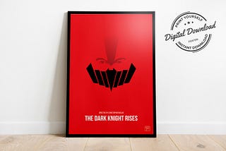The Dark Knight Rises — Movie Poster 🎬🍿