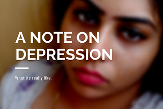 A note on depression.