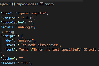 Express with AWS Congito Auth w/ Typescript (2020)