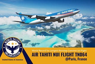 Air Tahiti Nui flight TN064