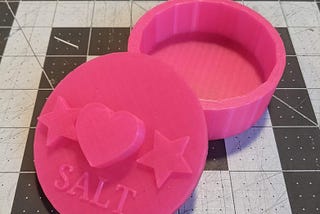 3D Printed Object — Salt Cellar