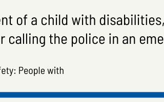 People with disabilities call for changes in policing