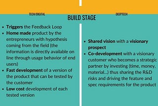 Challenges and ajustements in applying the lean startup methodology to Deeptech