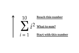 Summation Syntax: !n for Summation of the Series of 1 Through n