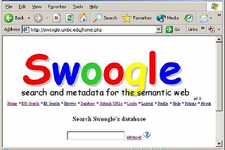 Swoogle interface