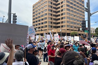 We Attended a “No Kings” Protest
