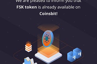 ♦ New Airdrop Coinsbit FSK Token Airdrop
 Easy participation