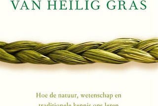 Een vlecht van heilig gras