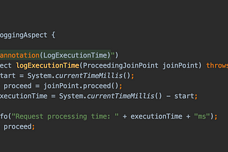 Menambah Log untuk Processing Time di Spring Boot Menggunakan Anotasi Spring AOP