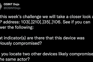 OSINT Challenge — Finding and following IOCs