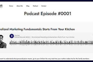Personalized Marketing Fundamentals Starts From Your Kitchen