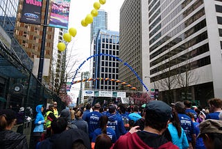 Quitting is not an option. I did run the 10K #VanSunRun and finished!