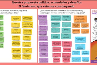 Nuestro reto: Fortalecer caminos, estrategias y resistencias de luchas desde la región de las…