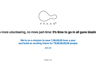 Praan is no longer a volunteer-run organisation