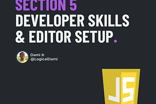 Section 5 — Developer Skills & Editor Setup