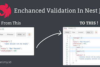 Enhanced validation in Nest.js
