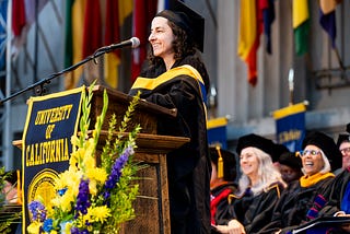 Master’s in Data Science Graduate Speaker Celebrates Constructive Ambition