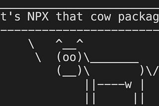 NPX makes NPM nicer and even more useful