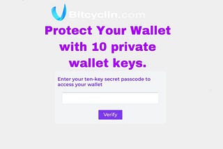 SEE HOW BITCYCLIN Protect your wallet/Assets