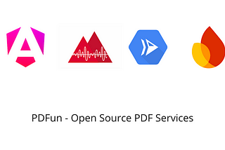 Building PDF Open Source Services with Angular & GCP — Part 1