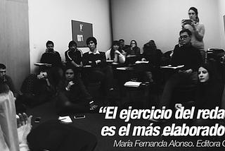 María Fernanda Alonso aconsejó: “ser periodistas pulpos”