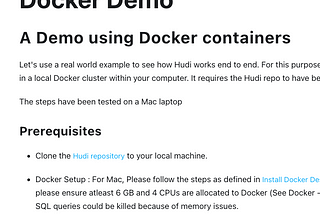 Apache Hudi: Setup local build environment with Conda to run services in Docker