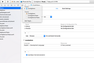 Xcode Deployment Configurations for iOS