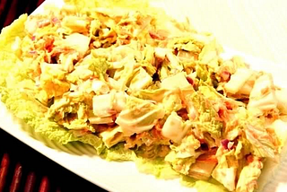 Salad — With Mayo — Savoy Cabbage Slaw
