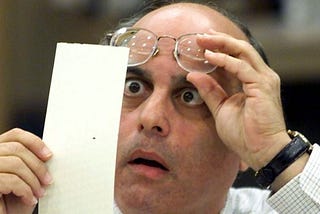 The Hanging Chad, Yeah…Let’s Not Do That Again