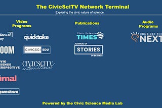 Getting started on the CivicSciTV Network Terminal