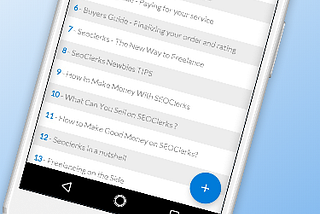Specializing SEO CLERKS — Learn with this great Android App Guide