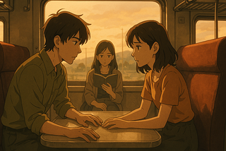 I Pretended to Read on a Train While Two Strangers Planned a Breakup