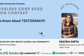 Let’s Know About TESTSIGMA !!!