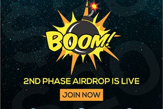 Commencement of BOOM Token 2nd Phase Airdrop For only 10,000 Participants