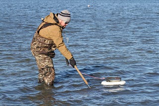 Clamming in January