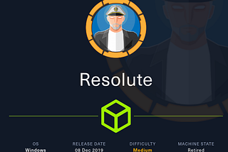 Resolute | HTB Walkthrough