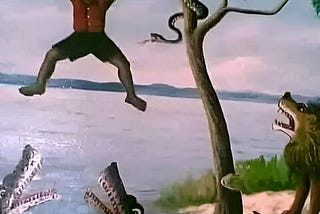 Just read how the man escaped from this (US)
