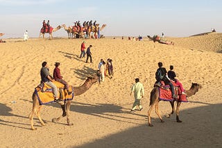 Desert Trek in Rajasthan by Sunita Rajendra