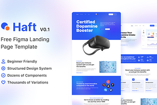 Haft: The Ultimate Figma Landing Page Template