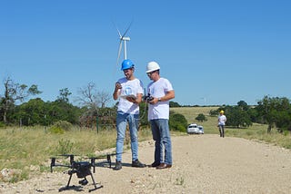 A glimpse from above: piloting a drone for Sterblue in Texas