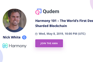 Qudem AMA With Harmony