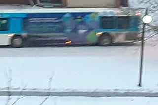 Winter by Bus