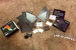 Nanoleaf Shapes Limited Edition Ultra Black Triangles Smarter Kit 2024 REVIEW — MacSources