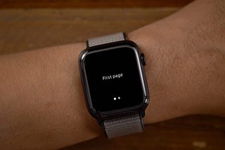 How to implement Page Control in SwiftUI on WatchOS
