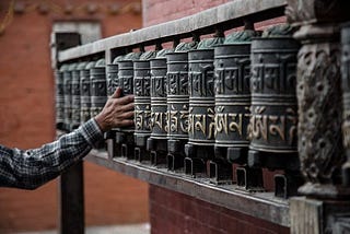 prayer rolling cylinders